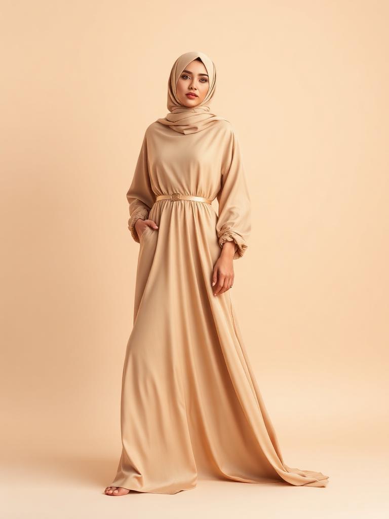 Jilbab Soie de Médine